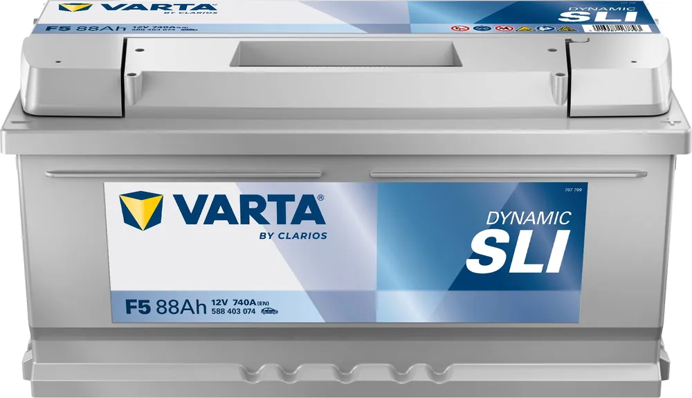 VARTA F5 Black Dynamic 88Ah 740A Autobatterie 588 403 074 Heißes Angebot
