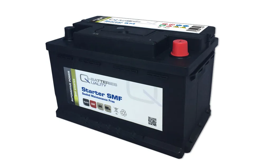 Q-Batteries Autobatterie Q74 12V 74Ah 690A, wartungsfrei Aktuell