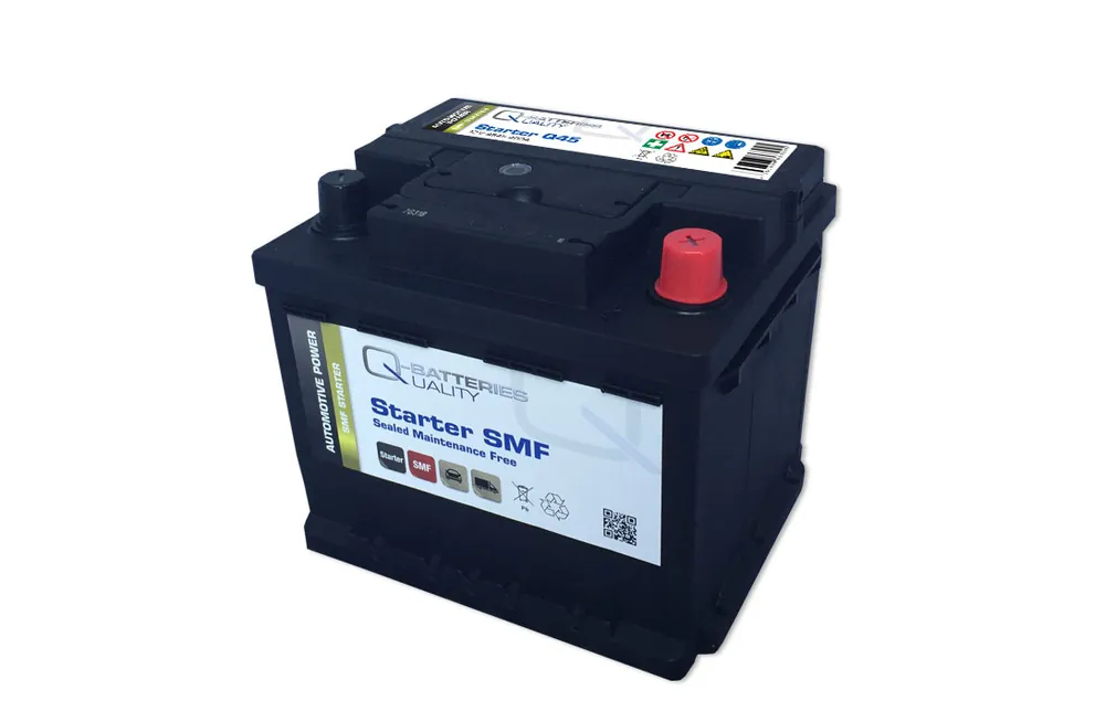 Q-Batteries Autobatterie Q45 12V 45Ah 450A, wartungsfrei Geprüft