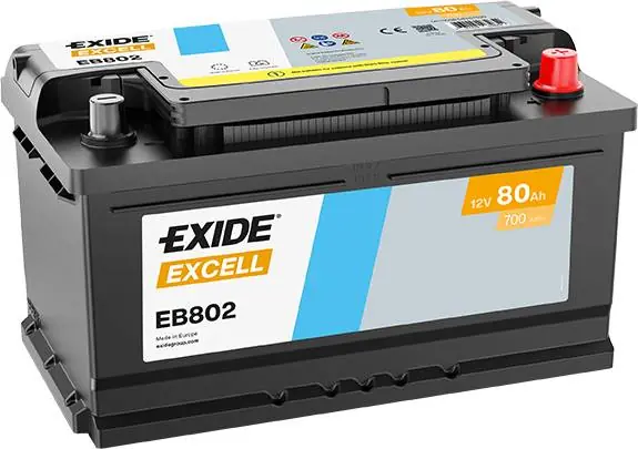 Knallerangebot Exide EB802 Excell 12V 80Ah 700A Autobatterie