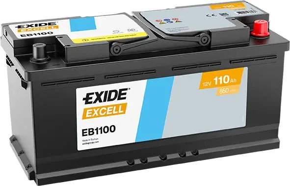 Exide EB1100 Excell 12V 110Ah 850A Autobatterie Direkt Vom Hersteller