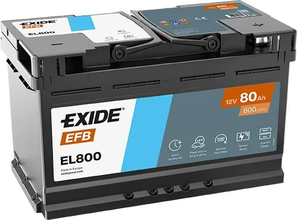 Schnäppchen Exide EL800 Start-Stop EFB 12V 80Ah 720A Autobatterie