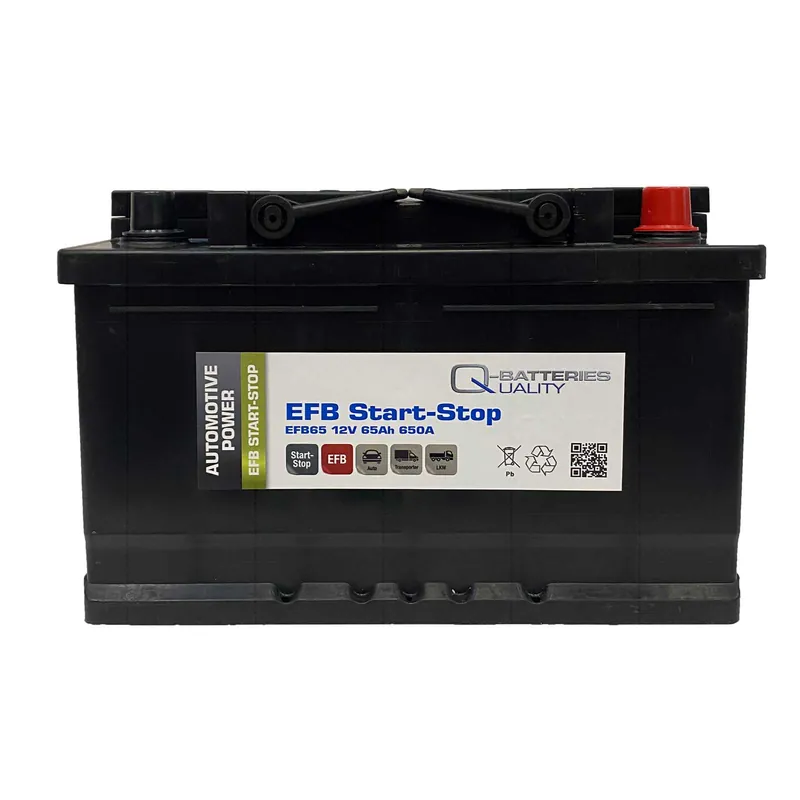 Bestseller Q-Batteries Start-Stop EFB Autobatterie EFB65 12V 65Ah 650A