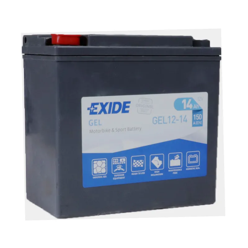 Schneller Versand Exide G14 Bike Gel Motorradbatterie 12V 14Ah 150A YTX14-BS DIN 51214