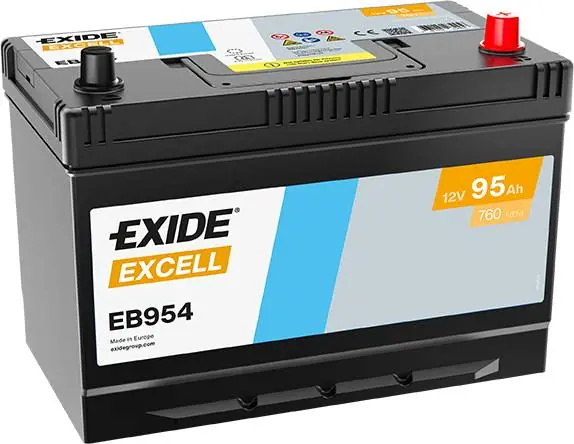 Exide EB954 Excell 12V 95Ah 760A Autobatterie Top-Angebot