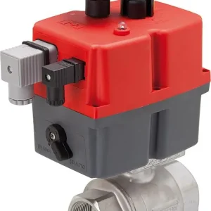 2-Wege Elektrokugelhahn VEGA 1", 24V / 230V, Edelstahl, Motor EE0020 Begrenztes Angebot