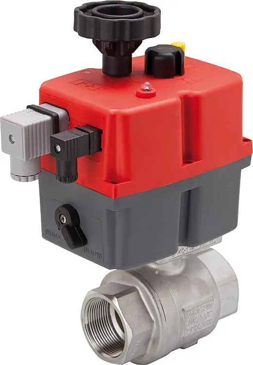 2-Wege Elektrokugelhahn VEGA 1", 24V / 230V, Edelstahl, Motor EE0020 Begrenztes Angebot