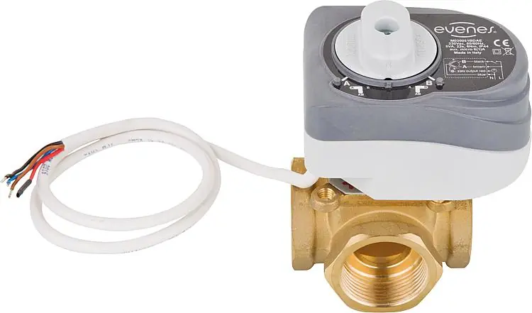 Neu 3-Wege-Umschaltventil Evenes DN 20 (3/4"), 230V