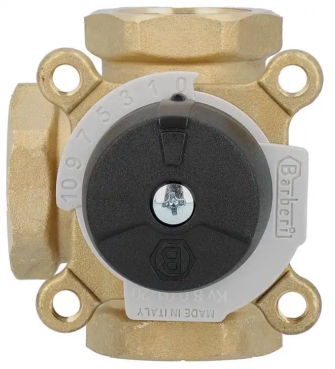 3-Wegemischer Easyflow Mix 460 DN15(1/2")IG, KV2,5, Messing Geprüft