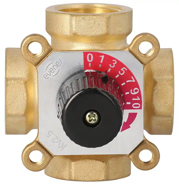 Neue Kollektion 4-Wege Mischer Easyflow, Typ 4I DN15 (1/2") IG, Kvs 2,8