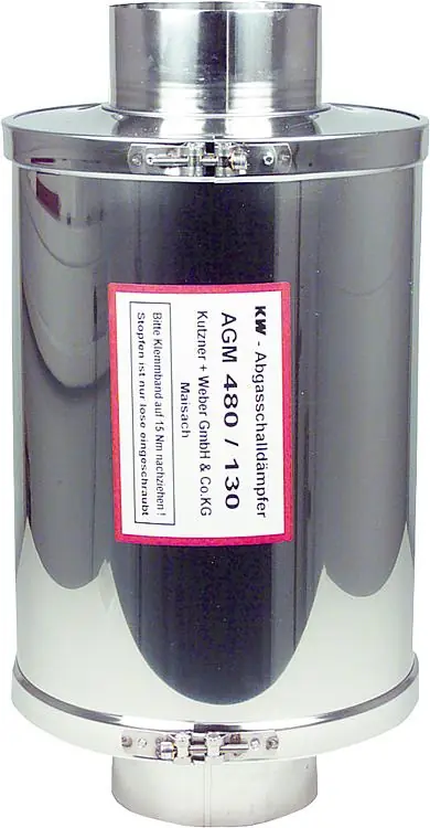 Angebot Abgasschalldämpfer Edelstahl AGM 760 (Nachfolgemodell zu AGM 480) 180 mm
