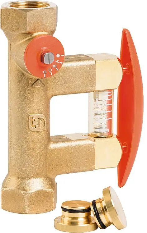 Preisreduziert Abgleichventil Tacosetter Bypass Solar 185, DN 20 (3/4") IG 2-12l/min, Kvs 2,2