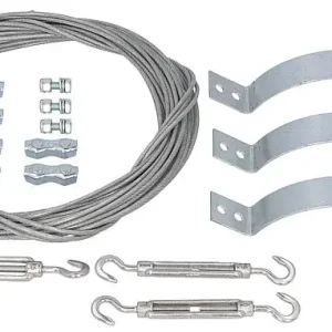 Sonderangebot Abspannschelle für Überdachverlängerung, für Typ nano und Typ XXs, silber