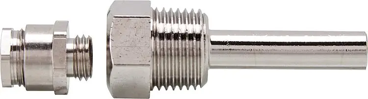 Neue Ware Alre-Tauchhülse NTH-100 V4A für Hülsenfühler (HF) mit Zubehör (Quetschring, Mutt