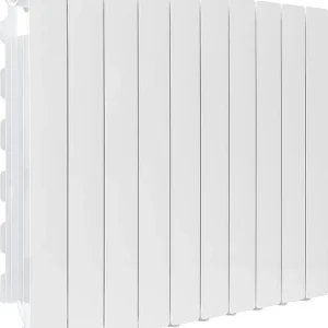 Aluminium-Heizkörper Blitz Super B4, 350/100-6 Glieder, weiss RAL 9010 Echt