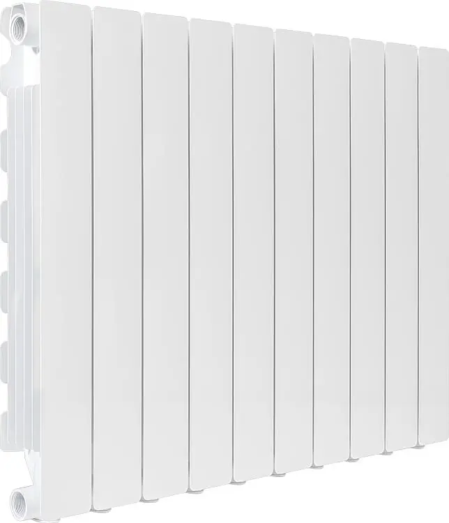 Aluminium-Heizkörper Blitz Super B4, 350/100-6 Glieder, weiss RAL 9010 Echt