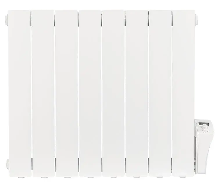 Rabatt Aluminium-Heizkörper elektrisch Resia, 1500 W, weiß RAL 9010