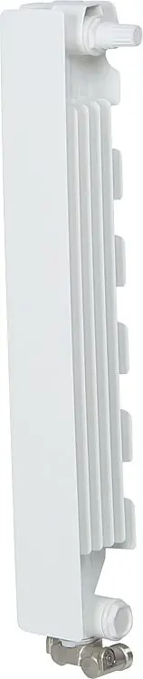 Wochenendangebot Aluminium-Heizkörper Hahnblock Blitz Super B4,350/100-Einzel- glied,links, RAL 9