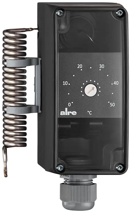 Begrenztes Angebot Anlagenraumthermostat, 0…50°C, Hysterese 1,3K, TW, Inneneinstellung, RTKSA-101.110