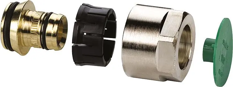 Anschluss-Set F3-n 14x2-3/4" SW 27 vernickelt Super-Preis