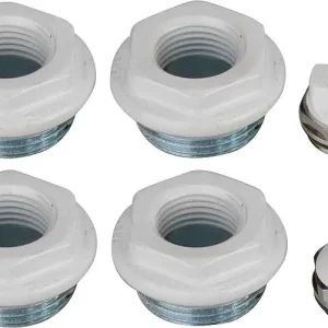 Anschluss-Stopfen-Set A80 zu Seven+Simun Super,G1"x1/2", RAL 9010 Meistverkauft