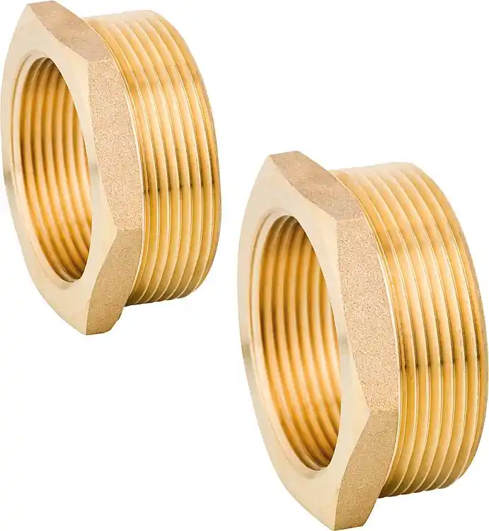 Anschlussstück mit Innengewinde flachdichtend 1 1/2" passend für Verteileranschluss 2" Wochenendangebot