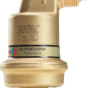 Echt Automatischer-Schnellentlüfter SpiroTopSolar AutoClose DN15(1/2‘‘‘‘)IG, aus Mess