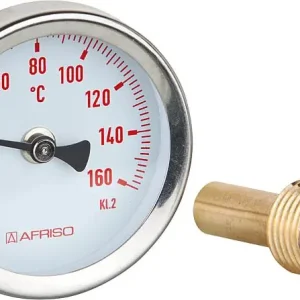 Angebot Bimetall-Thermometer Solar BiTh 63 0/160 C 45 mm 1/2" AX Kl. 2 rot