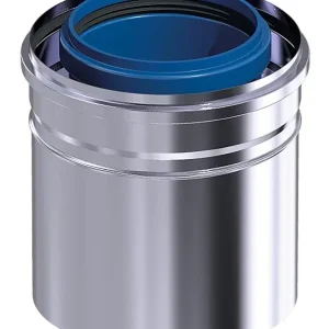 Sonderangebot CondensBlue VA Aussenwand Adapter für Dachdurchführung DN 60/100