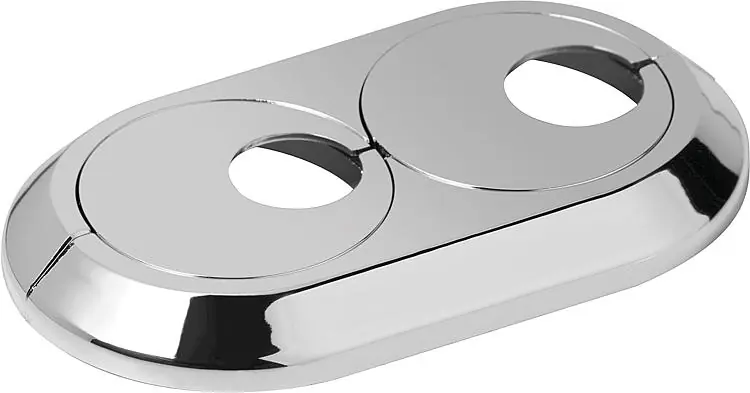 Direkt Vom Hersteller Doppel-Excenterrosette 20mm Kunststoff verchromt,verstellbar