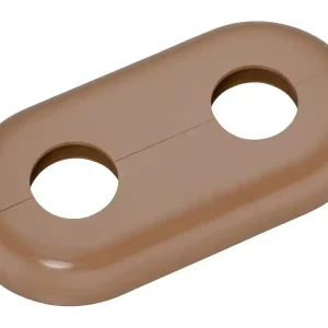 Doppelrosette - Typ Mailand Braunbeige - 21,7 mm Jetzt Kaufen