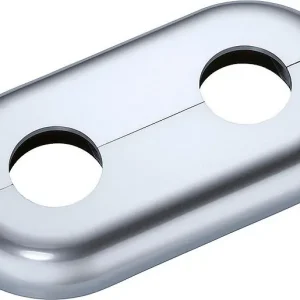 Doppelrosette - Typ Mailand Chrom glänzend 15 mm Angebot