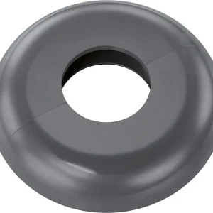 Rabatt Doppelrosette - Typ Mailand Verkehrsgrau B - ähnlich RAL 7043 - 15 mm