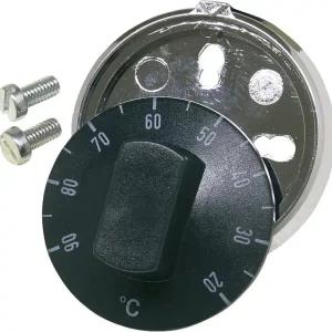 Drehknopf für Jumo Einbau Thermostat Regelbereich 0 C - 120 C Preis Gesenkt