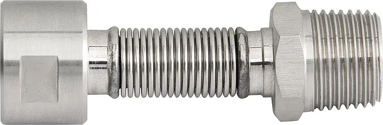 Edelstahlflexwellrohr ausziehbar DN15 (1/2") AGxIG Top-Seller