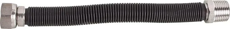 Nur Heute Edelstahlflexwellrohre auszieh- bar 3/4‘‘ - Länge mit PVC- Ummantelung 750-1400 mm