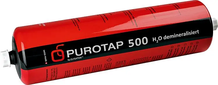 Mega-Angebot Einweg-Befüllpatrone PUROTAP 500 highpower, Deminiralisierung