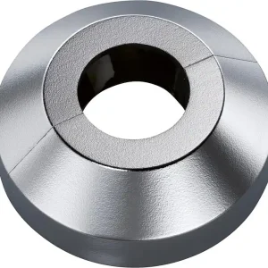Wochenendangebot Einzelrosette Typ München Chrom seidenmatt - 15mm