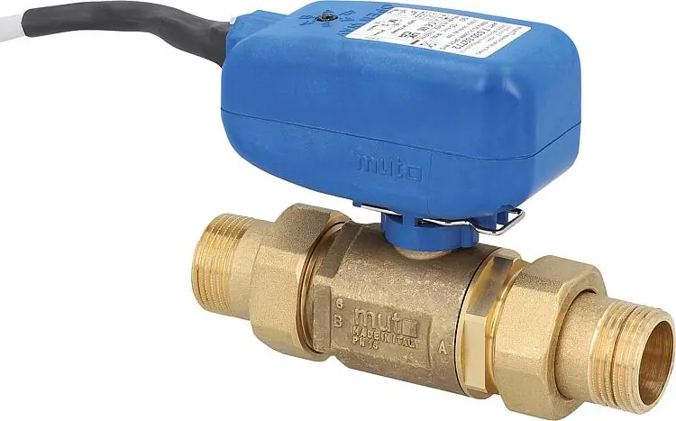 Must-Have Elektrokugelhahn MUT TMO XL 2-Wege, SPST Ansteuerung 230 V, DN 25(1") AG, mit Verschr.