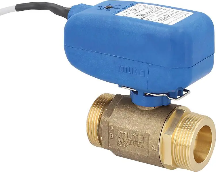 Heißes Angebot Elektrokugelhahn MUT TMO XL 2-Wege, SPST Ansteuerung 230 V, DN 32(11/4") AG