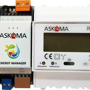 Preiswert Energiemanager ASKOSET plus, inkl. Netzteil 24V und Zweirichtungs-Stromzähler