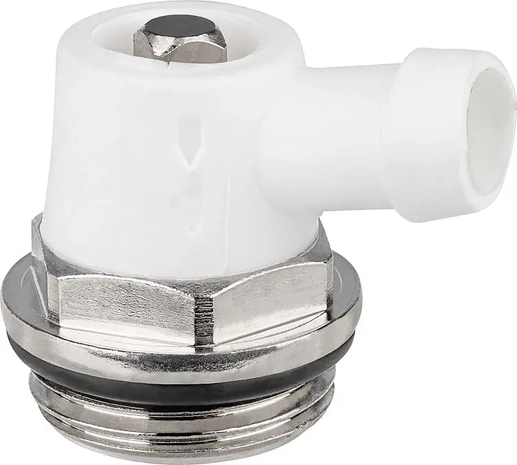 Highlight Entleerhahn drehbar 1/4" Messing vernickelt Drehbare EPDM Dichtung