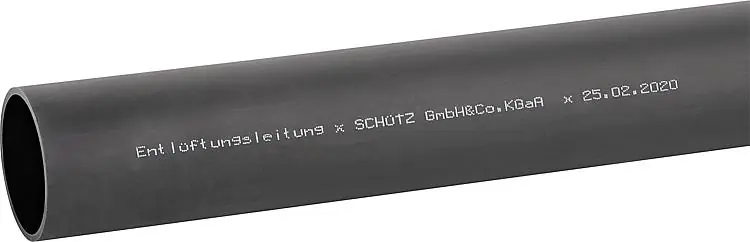 Echt Entlüftungsleitung Schütz 2500-3000 Liter, Länge 1130mm