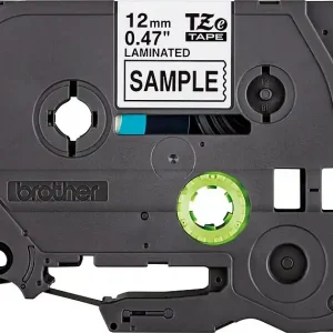 Mega-Angebot Ersatzband für Beschriftungsgerät Brother P-Touch PTH-105, 12mm weiß/schwarz
