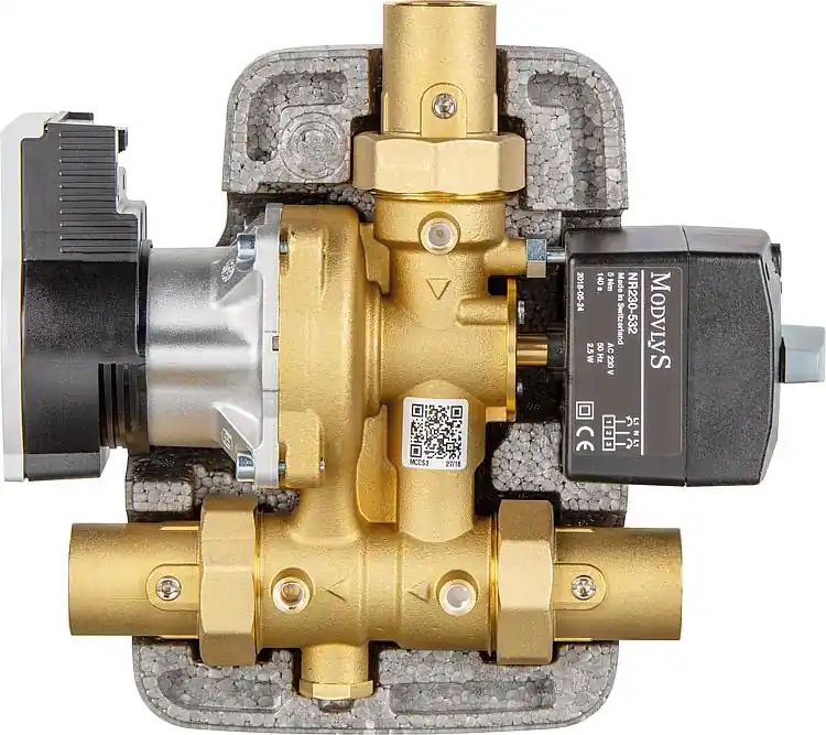 Nur Für Kurze Zeit Festbrennstoffladeset Easyflow MCCS, DN25(1"), Stellmotor, Wilo Para 25/8 SC