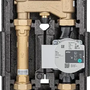 Festbrennstoffladeset Heatbloc K36, DN25(1"), Thermoregler 45 , Wilo Para SC25/6 Super-Preis