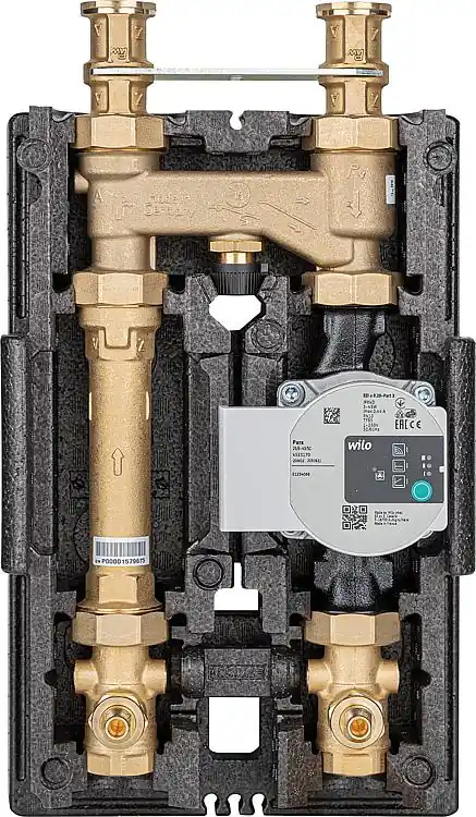 Festbrennstoffladeset Heatbloc K36, DN25(1"), Thermoregler 45 , Wilo Para SC25/6 Super-Preis