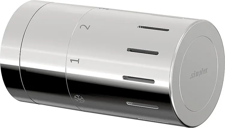 FL Design-Thermostatkopf TC-D1 chrom Klemmanschluss mit Nullstellung Bestpreis