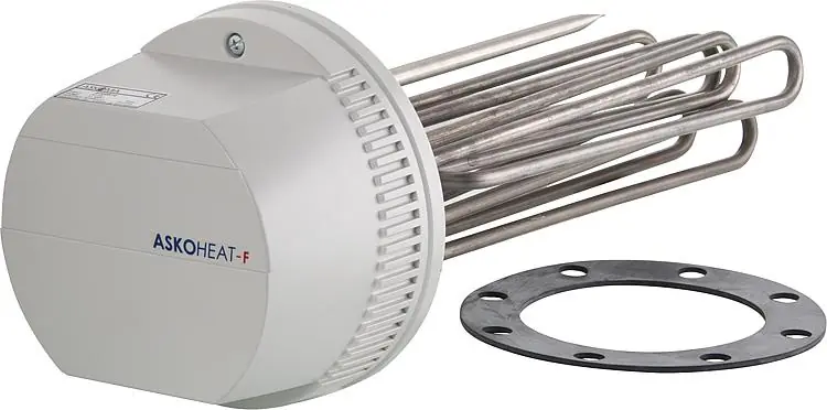 Direktkauf Flanschheizkörper 10,0 KW 3x400 V AC, Inneneinstellung Drm. 180mm Einbaul. 540m