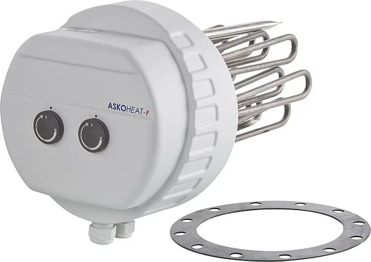 Flanschheizkörper 10.0/7.5/5.0 KW 3x400V AC, Drm 240 mm Einbaulänge 300 mm Direktkauf